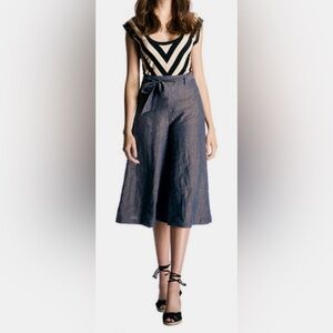 Jovovich-Hawk Linen Culottes (Sz 1 Unused).